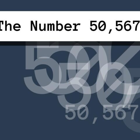 About The Number 50,567