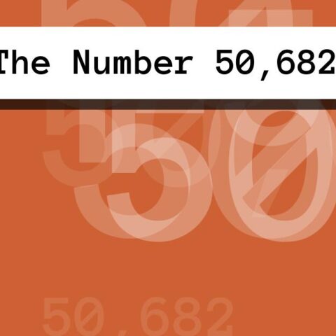 About The Number 50,682