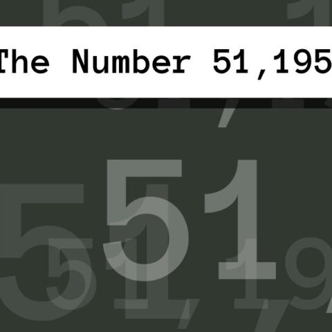 About The Number 51,195