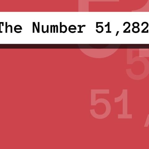 About The Number 51,282