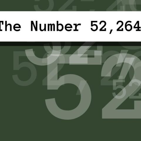About The Number 52,264