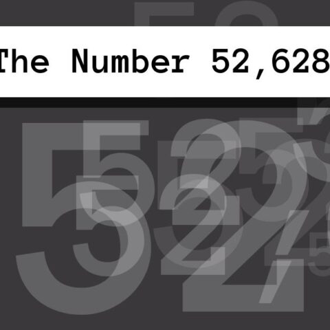 About The Number 52,628