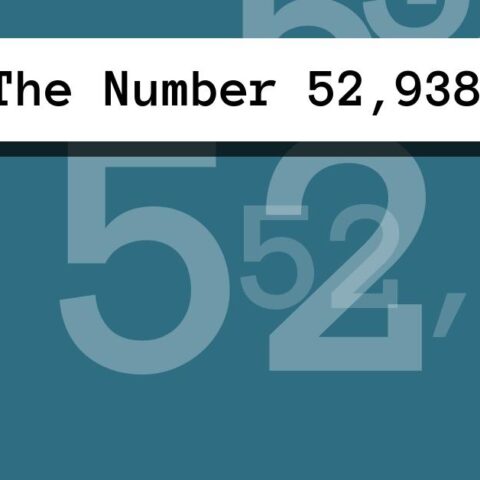 About The Number 52,938