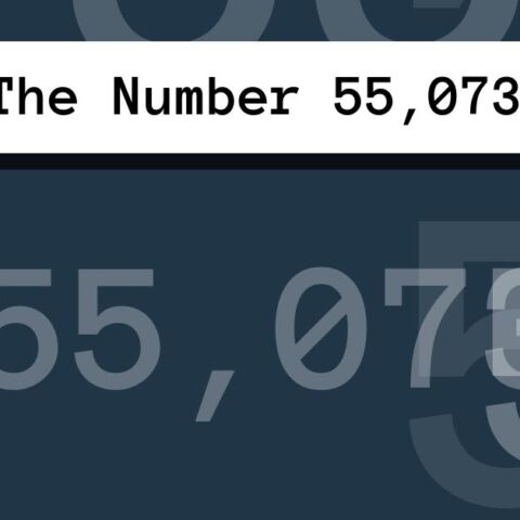 About The Number 55,073