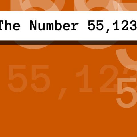 About The Number 55,123