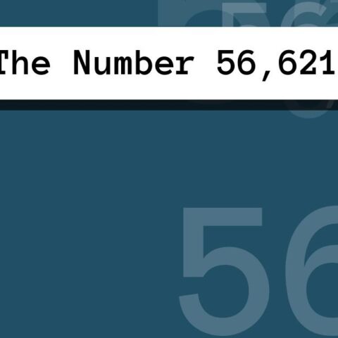 About The Number 56,621