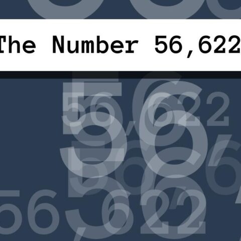 About The Number 56,622
