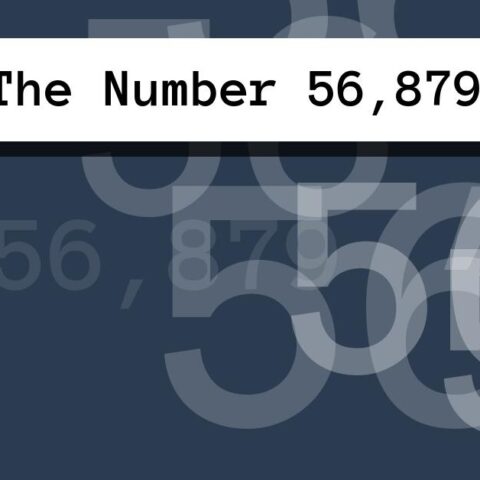 About The Number 56,879