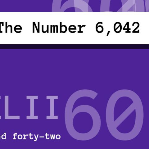 About The Number 6,042