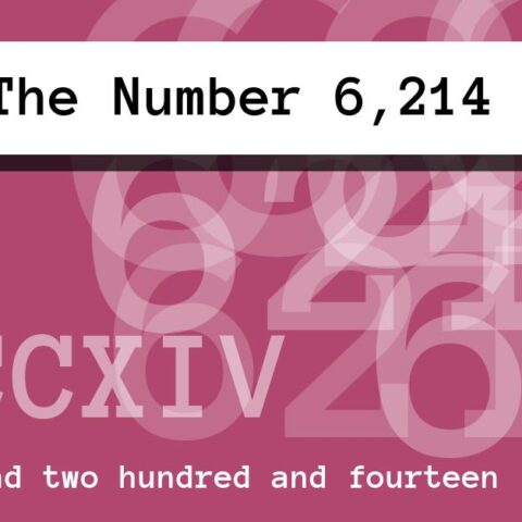 About The Number 6,214