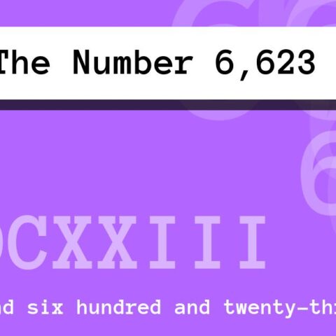 About The Number 6,623