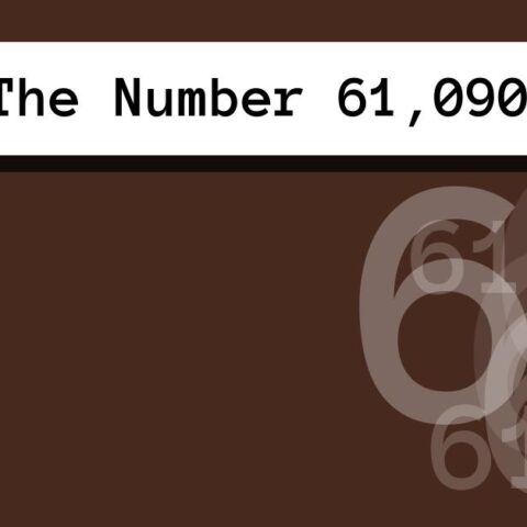 About The Number 61,090