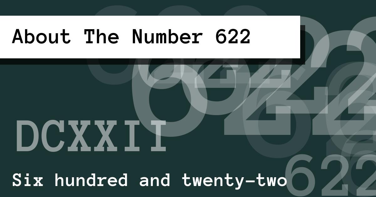 About The Number 622