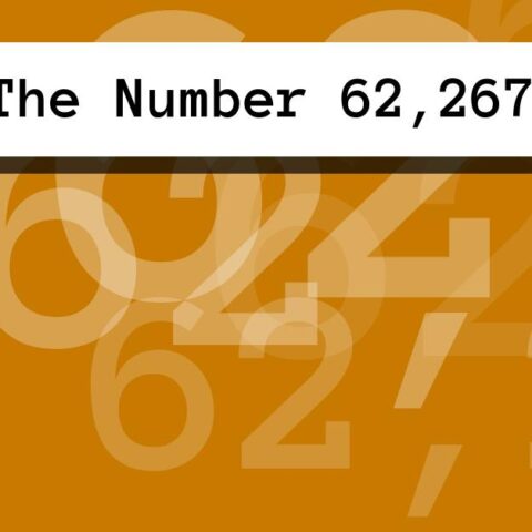 About The Number 62,267