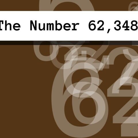 About The Number 62,348