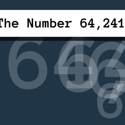 About The Number 64,241