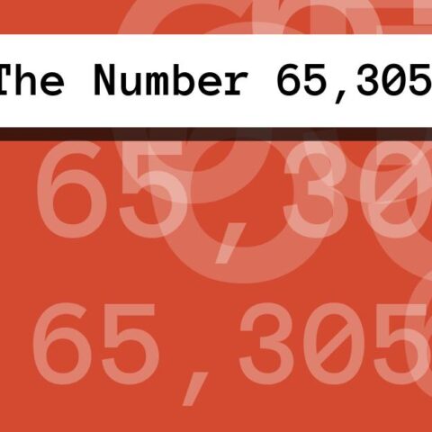 About The Number 65,305