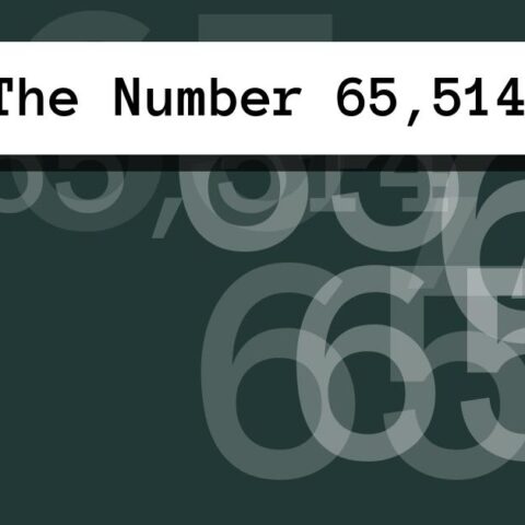About The Number 65,514