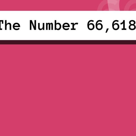 About The Number 66,618