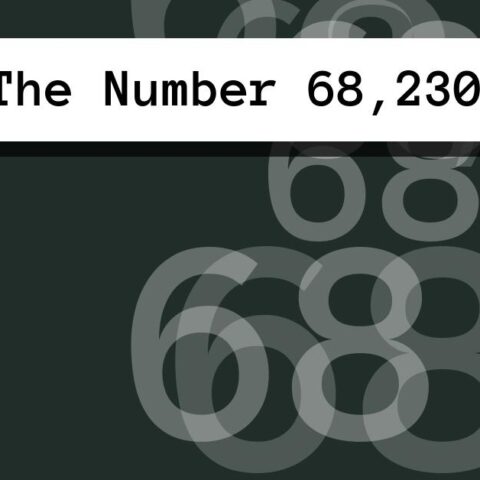 About The Number 68,230