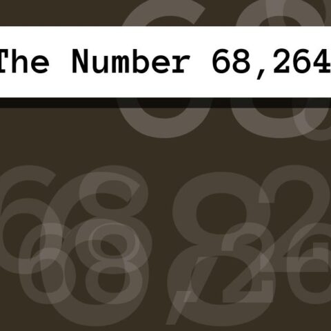 About The Number 68,264
