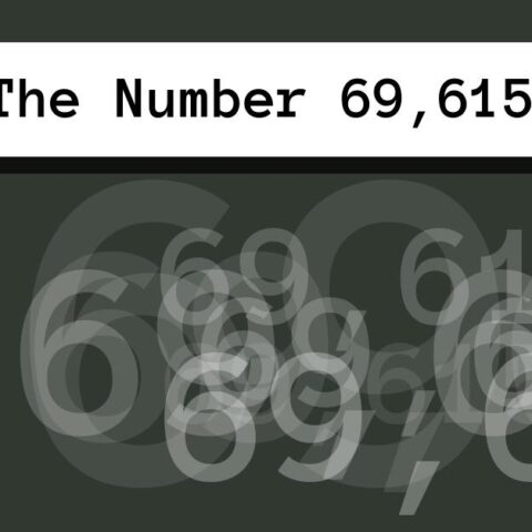 About The Number 69,615