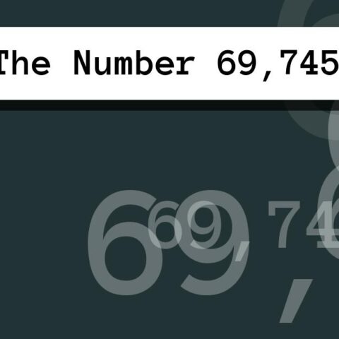 About The Number 69,745