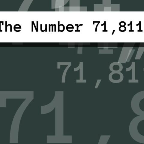 About The Number 71,811