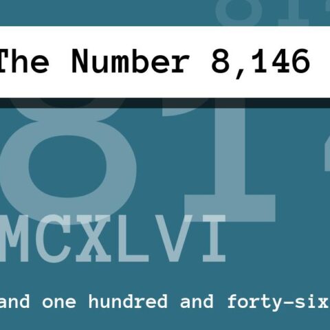 About The Number 8,146