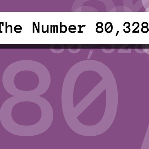 About The Number 80,328