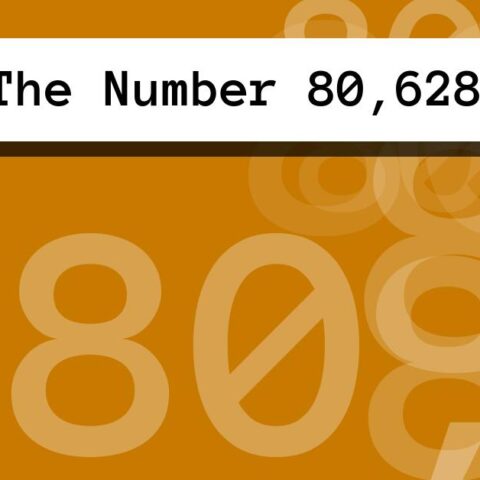 About The Number 80,628