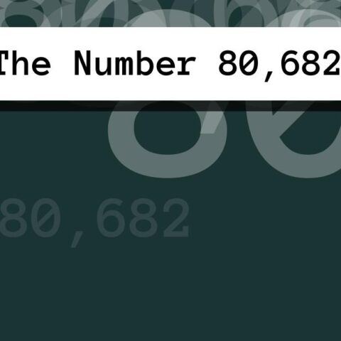 About The Number 80,682