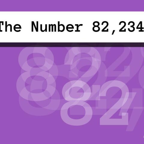 About The Number 82,234