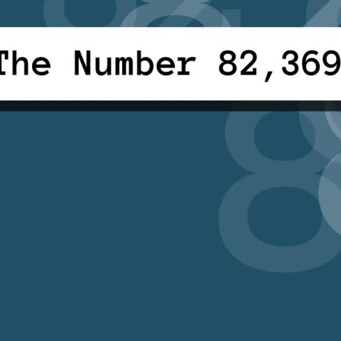 About The Number 82,369