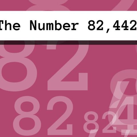 About The Number 82,442