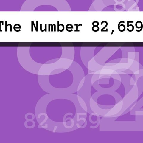 About The Number 82,659