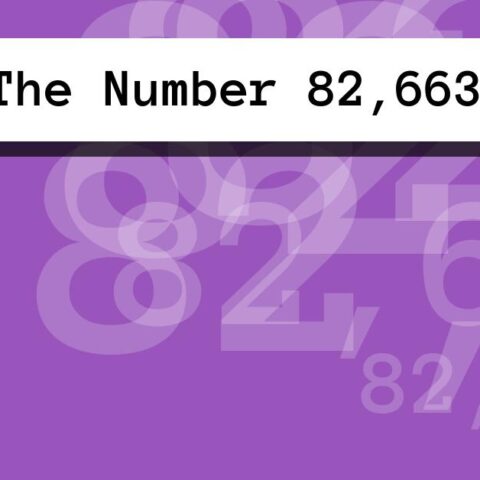 About The Number 82,663