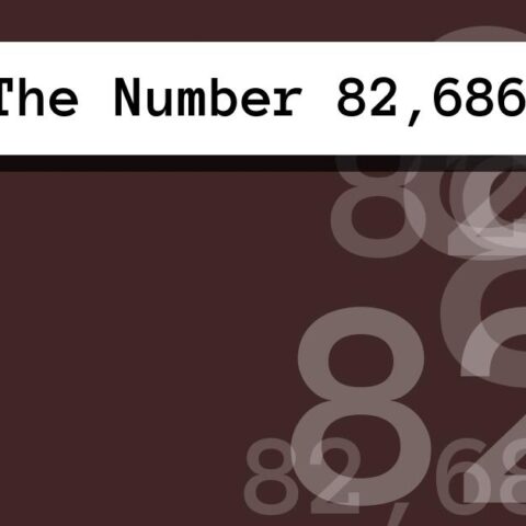 About The Number 82,686