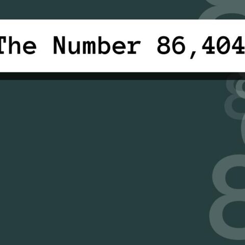 About The Number 86,404