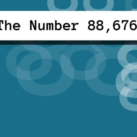 About The Number 88,676