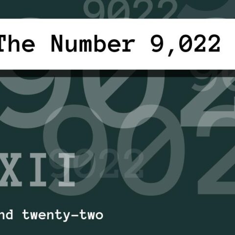 About The Number 9,022