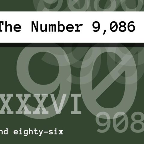 About The Number 9,086