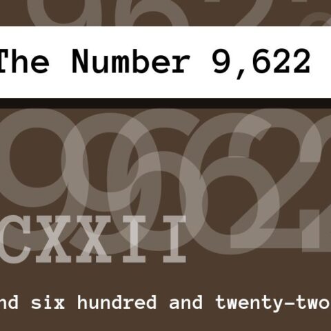About The Number 9,622