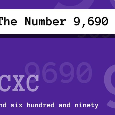 About The Number 9,690