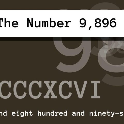 About The Number 9,896