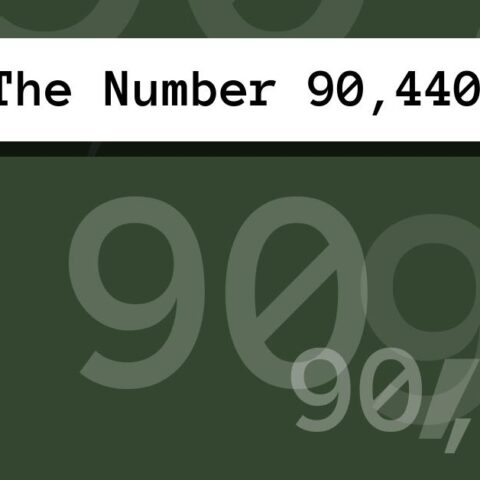 About The Number 90,440