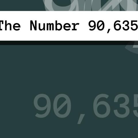 About The Number 90,635