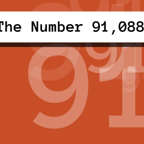 About The Number 91,088
