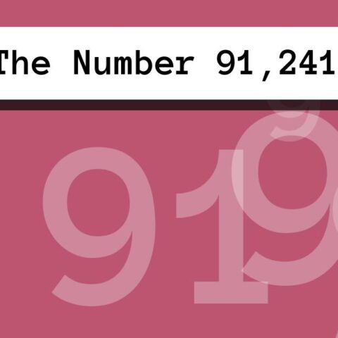 About The Number 91,241
