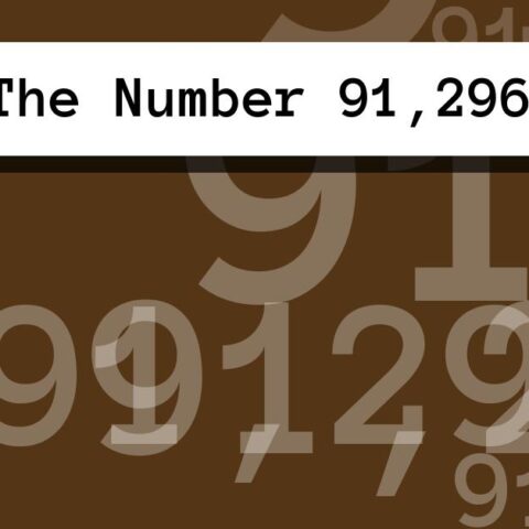 About The Number 91,296